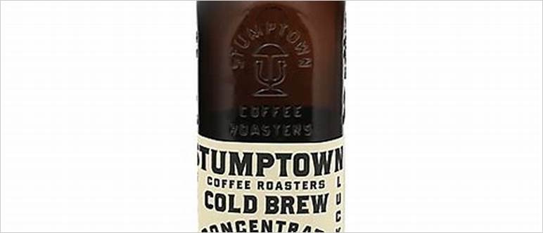Stumptown cold brew concentrate